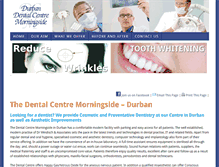 Tablet Screenshot of dentalclinic.co.za
